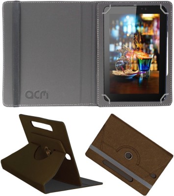 ACM Flip Cover for Micromax Canvas Tab P701 7 inch(Brown, Cases with Holder, Pack of: 1)