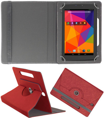 ACM Flip Cover for Micromax Canvas Tab P480(Red, Cases with Holder, Pack of: 1)