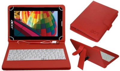 ACM Keyboard Case for Acer One 7 7 inch Tab Keyboard Cover(Red, Cases with Holder, Pack of: 1)