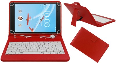 ACM Keyboard Case for Lenovo Tab 7 Essential 7 inch(Red, Cases with Holder, Pack of: 1)