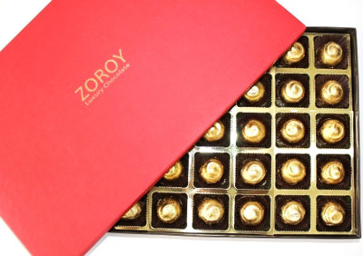 

Zoroy Luxury Chocolate Sugarless box of 40 Fudges(550 g)