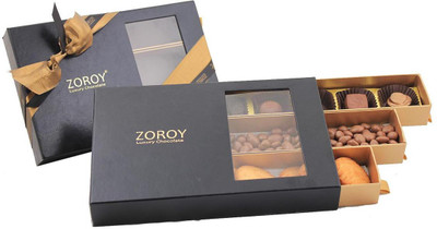 

Zoroy Luxury Chocolate Black Beauty Box Fudges(60 g)