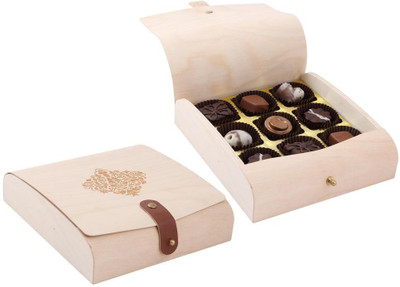 

Zoroy Luxury Chocolate Mini flexi Wood box Fudges(150 g)