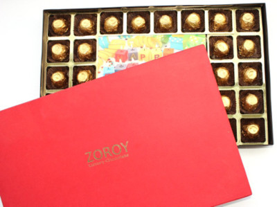 

Zoroy Luxury Chocolate Happy birthday extravaganza Fudges(580 g)