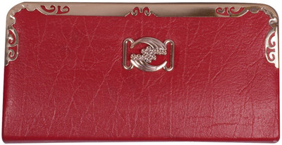 

Future World Casual Maroon Clutch
