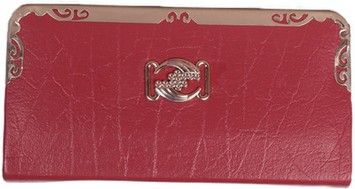

Future World Casual Maroon Clutch