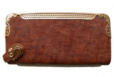 

JSS Exports Casual, Formal, Sports, Party Brown Clutch