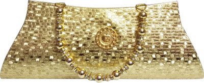 

Everglitz Casual, Party Gold Clutch