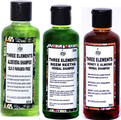 

Three Elements Hair Care Combo(Set of 3)