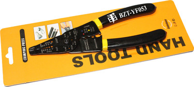 

Blazon Tools YF053 Multifunction cable stripper multipurpose wire stripper Precision Heavy duty blade cutter sharp edge wire stripper 10-24mm2 crimping tool high carbon alloy steel Manual Crimper