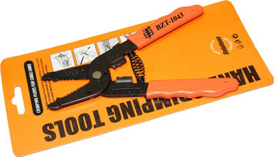 

Blazon Tools HS-1043 Wire stripper cutting 30mm stripping 0.25-0.65mm2 manual multi function wire cutter striper Manual Crimper
