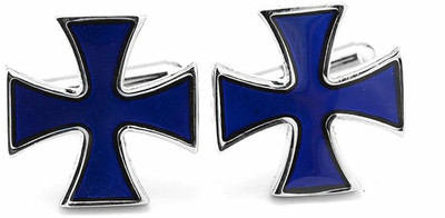 DeeeVam Stainless Steel Cufflink Set(Blue)