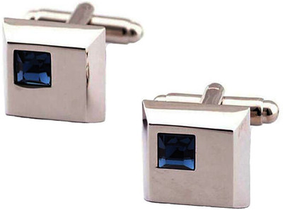 DeeeVam Stainless Steel Cufflink Set(Blue)