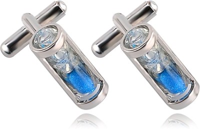 DeeeVam Stainless Steel Cufflink Set(Blue)