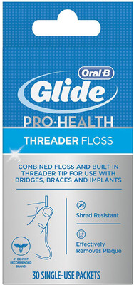 

Oral-B Glide Pro-Health Threader Floss 30 Count