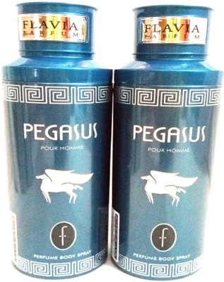 

Flavia PEGASUS Perfume Body Spray - For Men(400 ml, Pack of 2)