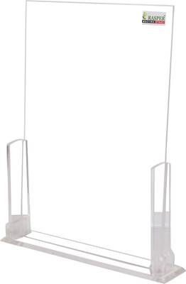 RASPER 1 Compartments Acrylic Acrylic Display Stand Paper Holder (A4 Portrait Size) SDA4118