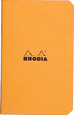 

Rhodia A5 Note Pad(162007C Orange R Stapled Blank Notepad - No. 16 - A5 - 210 mm x 148 mm, Orange)