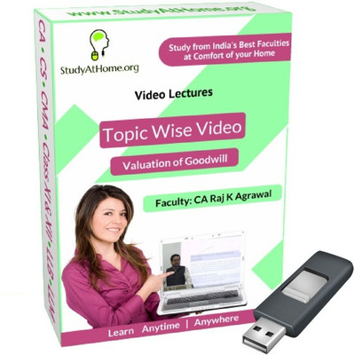 

StudyAtHome.org Valuation of Goodwill Video Lectures(Pendrive)