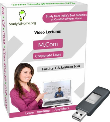 

StudyAtHome.org M.Com DU - Corporate Laws Video Lectures(Pendrive)