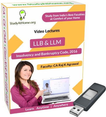 

StudyAtHome.org Insolvency and Bankruptcy Code, 2016 Video Lectures(Pendrive)