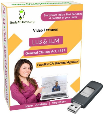 

StudyAtHome.org General Clauses Act, 1897 Video Lectures(Pendrive)