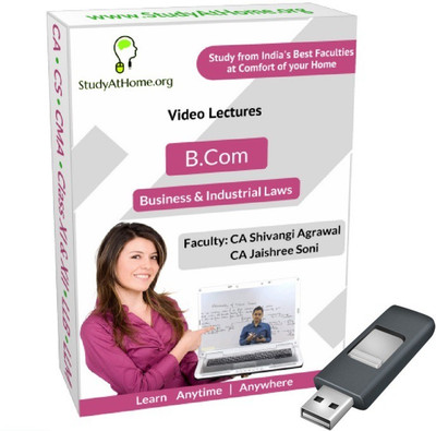 

StudyAtHome.org B.Com DU - Business & Industrial Laws Video Lectures(Pendrive)