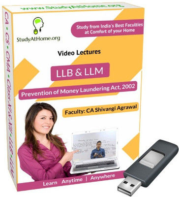 

StudyAtHome.org Prevention of Money Laundering Act, 2005 Video Lectures(Pendrive)