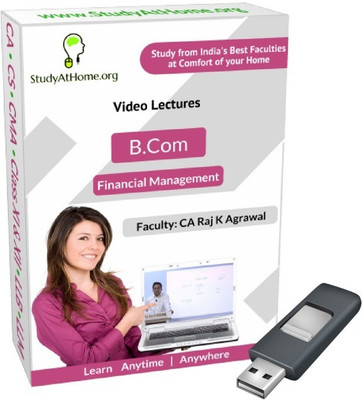 

StudyAtHome.org B.Com DU - Financial Management Video Lectures(Pendrive)