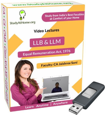 

StudyAtHome.org Equal Remuneration Act, 1976 Video Lectures(Pendrive)