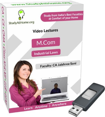

StudyAtHome.org M.Com DU - Industrial Laws Video Lectures(Pendrive)