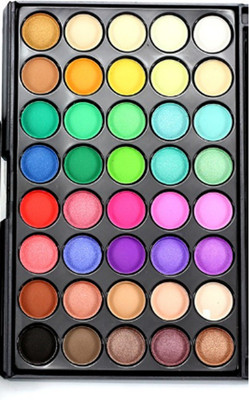 

Bolt Professional Brand Makeup Lots Glitter Matte Eyeshadow 40color Waterproof Bronzer Palette Eye Shadow Nude Cosmetics 24 ml(MULTICOLOR)