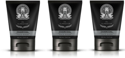 Whiskers Charcoal Face Wash ( Pack of 3 ) Face Wash(100)
