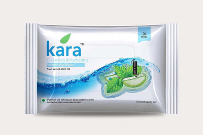 

Kara CLEANSING HYDRATING REFRESHIG WIPES ALOE VERA & WIPES(Pack of 20)