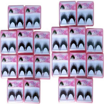 

Woms Superb Eye lashes day and night(Pack of 20)