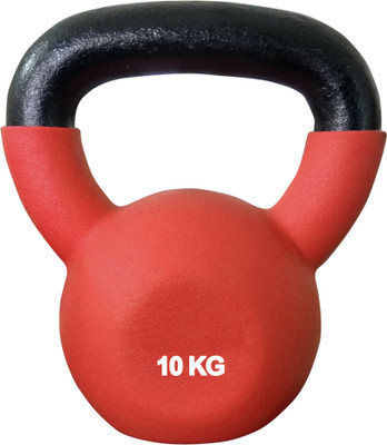 

KAKSS Half Coating Premium Neoprene Kettlebell for Strength and Conditioning (Proudly Made in India) Red Kettlebell(10 kg)