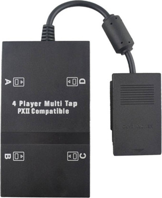 

RECKON 4 Players Multi-tap Controller Adapter for Playstation 2 Gaming Adapter(Black, For PS2)