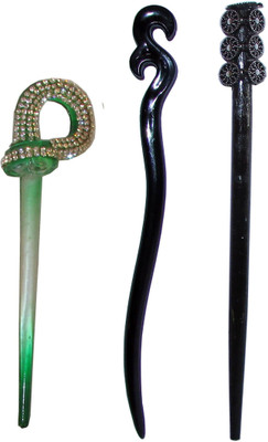 

RUPALI Combo of Multi Color Juda Sticks Bun Stick(Multicolor)