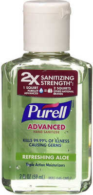 

Purell HAND SANITIZER ALOE 2 OZ. (6/PK)(59 ml, Bottle)
