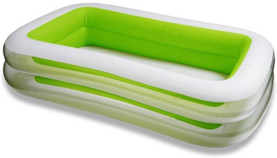 

BE YOU OWN LABEL BYOL GREEN AND WHITE COLOR SWIM CENTER FAMILY POOL Inflatable Pool(Green, White)