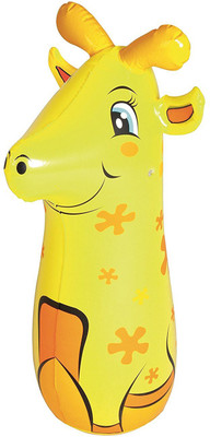 

DealBindaas Bestway Big Bop Punching Bag Giraffe 36 Inches Height | Age 3 To 6 Years | Multi Colour | Best Way To Play Fun Time Actively | Built-in sand chamber Inflatable Play Gym(multi)