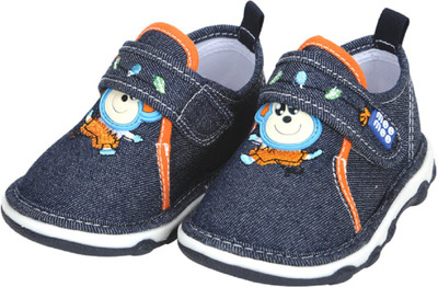 

MeeMee Boys & Girls Velcro Casual Boots(Blue, Navy