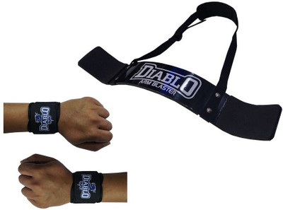 

Diablo Home Gym Combo Of Arm Blaster & Leather Gym Gloves Gym & Fitness Kit