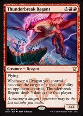 

Magic: the Gathering Thunderbreak Regent (162/264) Dragons Of Tarkir(Black)