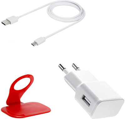 DAKRON Wall Charger Accessory Combo for Asus ZenFone 3(White)