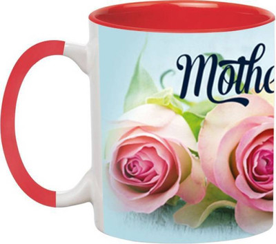 MUGKIN Happy Mothers day -Best Mother Ever/mummy/maa/mom-Happy birthday mom 156 Ceramic Coffee Mug(350 ml)