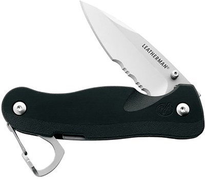 leatherman C33X Sliver Combo Straight/Serrated Blade Multi-utility Knife(Silver)