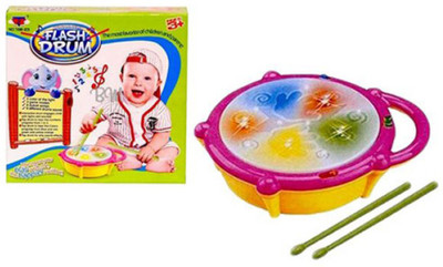 

FLAME Flash Drum with 3D Lights and Music(Multicolor)