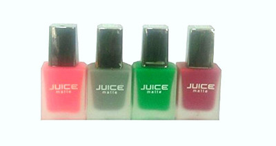 

juice pink pink, silver, green, rani(Pack of 4)