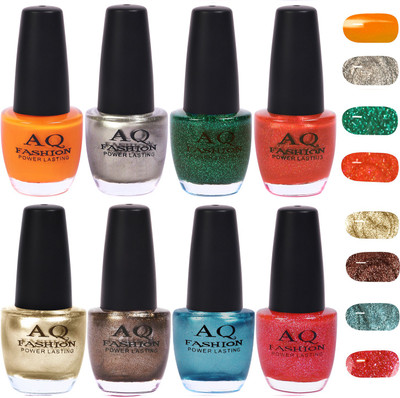 

AQ Fashion Gorgeous Shade Nail Polish Set 1033 Multicolor(Pack of 8)